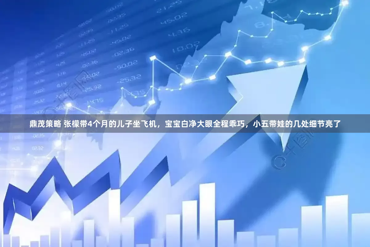 鼎茂策略 张檬带4个月的儿子坐飞机，宝宝白净大眼全程乖巧，小五带娃的几处细节亮了