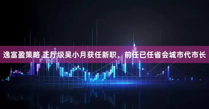 逸富盈策略 正厅级吴小月获任新职，前任已任省会城市代市长