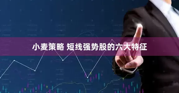 小麦策略 短线强势股的六大特征
